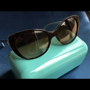 Tiffany & Co Sunglasses Havana 57mm TF4099H 8134B